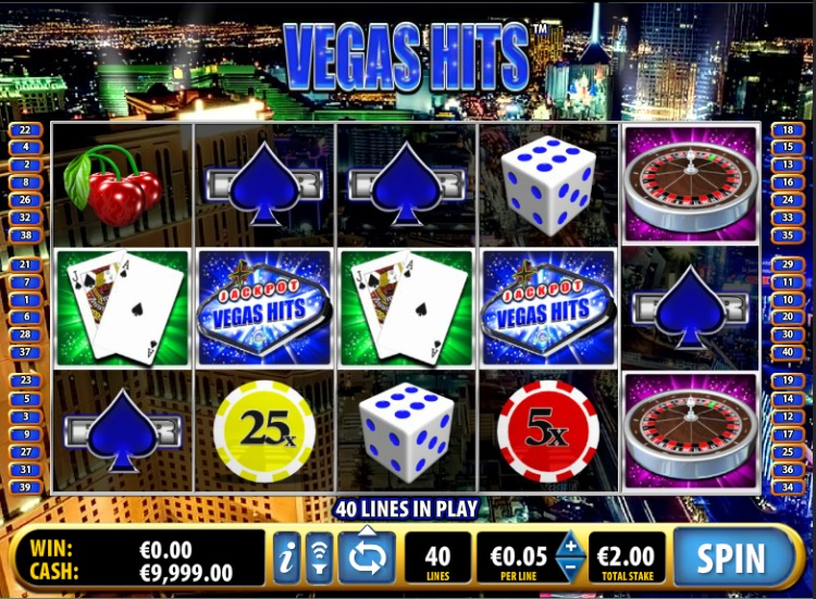 Игровой автомат «Vegas Hits» в казино клубе Адмирал
